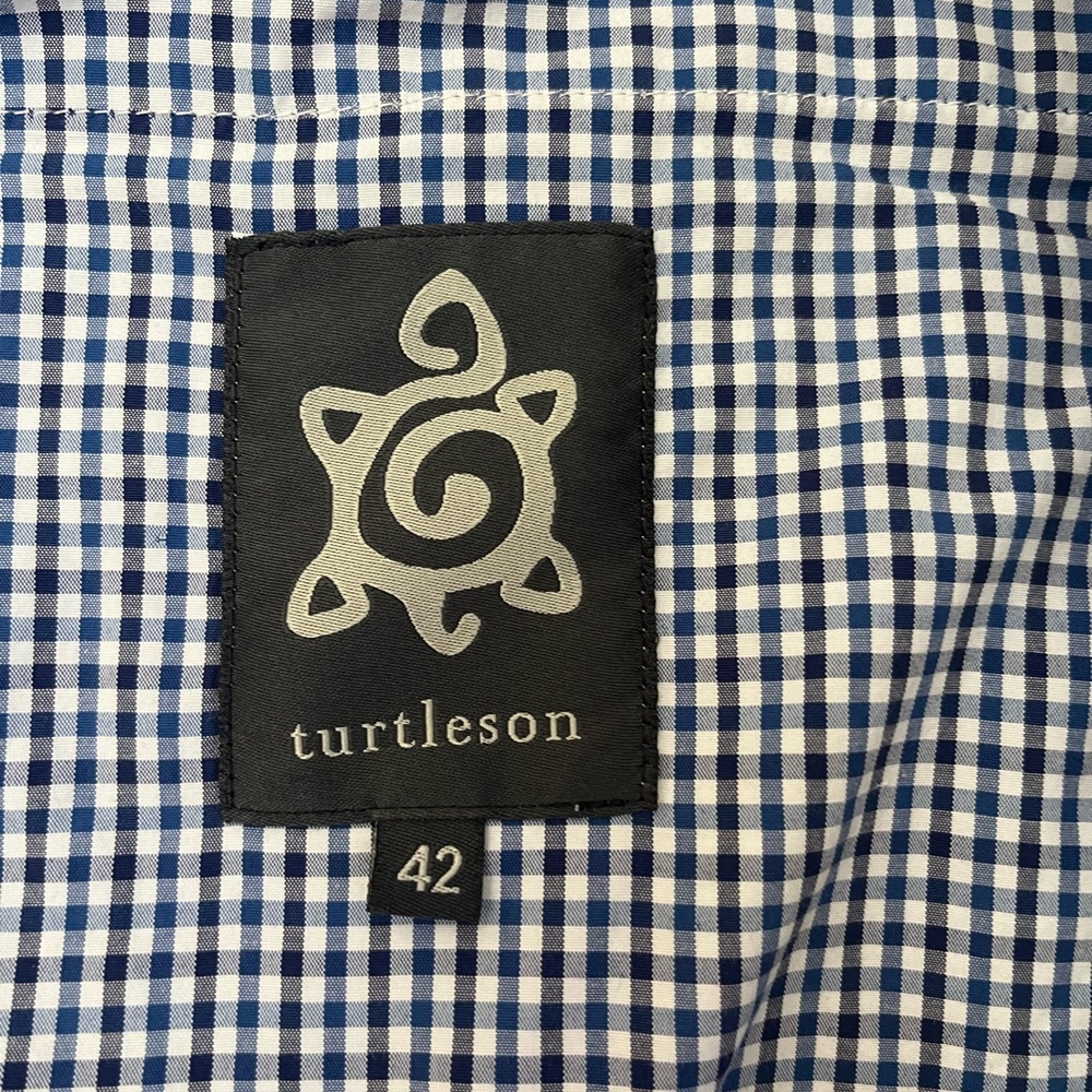 Mens Turtleson Polyester Performance Feel Blue Gr… - image 6